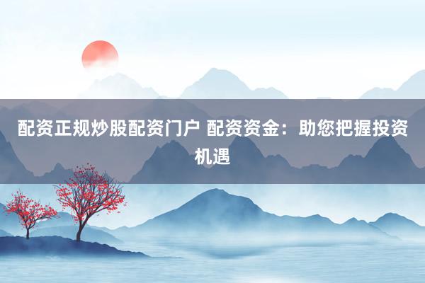 配资正规炒股配资门户 配资资金：助您把握投资机遇