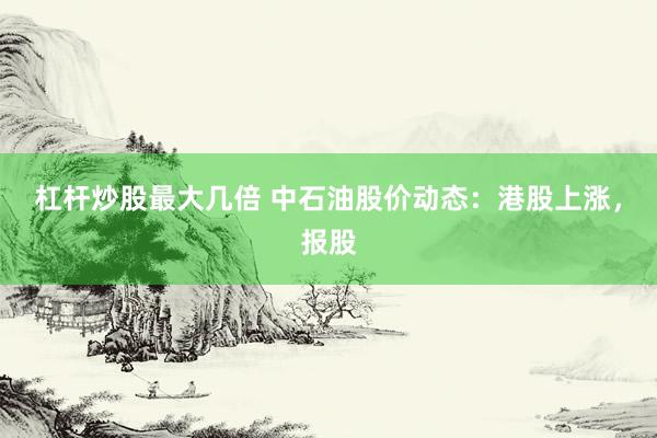 杠杆炒股最大几倍 中石油股价动态：港股上涨，报股