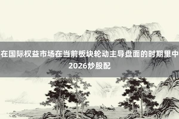 在国际权益市场在当前板块轮动主导盘面的时期里中2026炒股配
